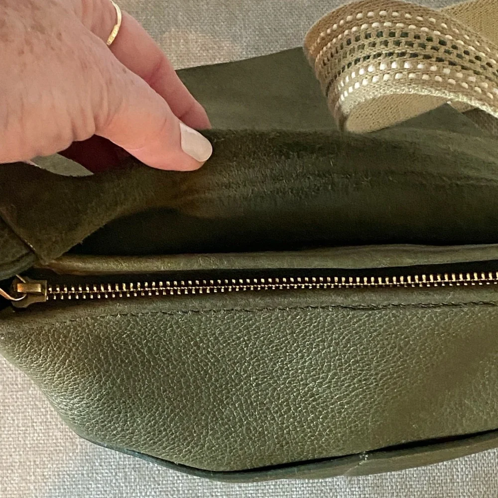 GiGi New York Olive Crossbody Bag